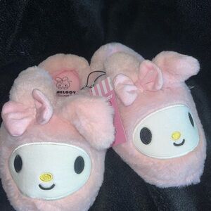 My Melody Pink Plush Slippers